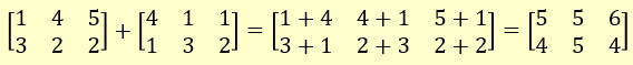 Adding Two Matrices